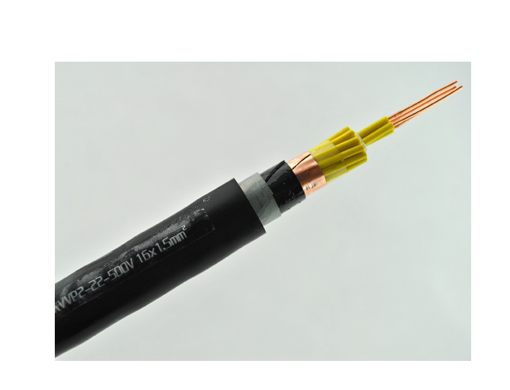 KVVP2-22铜芯控制电缆2×4铠装控制电缆